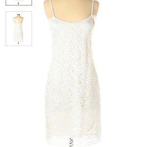 Vintage White Lace Dress Size Small